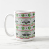Alien Ugly KerstSweater Koffiemok (Links)