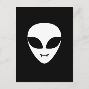 Alien Vampire/Vampyre-Briefkaart Briefkaart