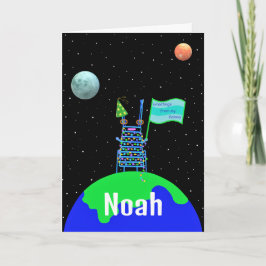 Alien Verjaardag Kaart 2 Gevouwen door Jo Afbeeldi