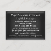 Alien Vibe Paranormal Visitekaartje (Achterkant)