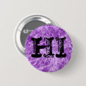  ALIEN VIRUS RONDE BUTTON 5,7 CM (Voorkant /achterkant)