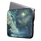 Alien Visitation Digitale Kunst Laptop Sleeve (Voorkant Links)