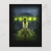 Alien Visitor Briefkaart (Voorkant)