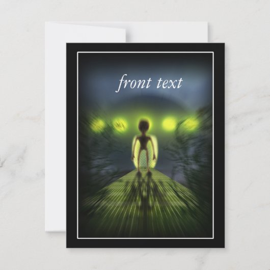 Alien Visitor Kaart (Voorkant)