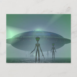 Alien Visitors briefkaart