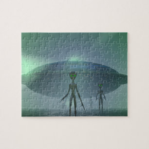 Alien Visitors puzzel Legpuzzel