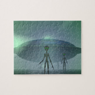 Alien Visitors puzzel Legpuzzel