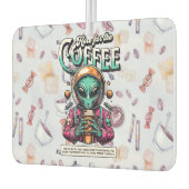 Alien voor de koffie luchtverfrisser (Links)