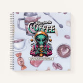 Alien voor de koffie notitieboek (Voorkant)