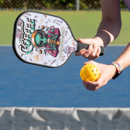Alien voor de koffie pickleball paddle