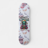 Alien voor de koffie skateboard (Voorkant)