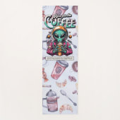 Alien voor de koffie yogamat (Voorkant)