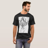 Alien Vs. Octopus -> Buitenaards Wezen Vs. Octopus T-shirt (Voorkant volledig)