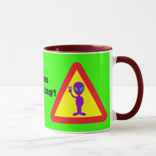 Alien Waarschuwing Mok