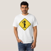 Alien Warning T-shirt (Voorkant volledig)