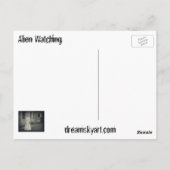Alien Watching Briefkaart (Achterkant)