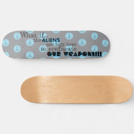 Alien Weapon Abduction Skateboard (Horizontaal)