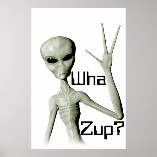 Alien Wha Zup? poster (Voorkant)