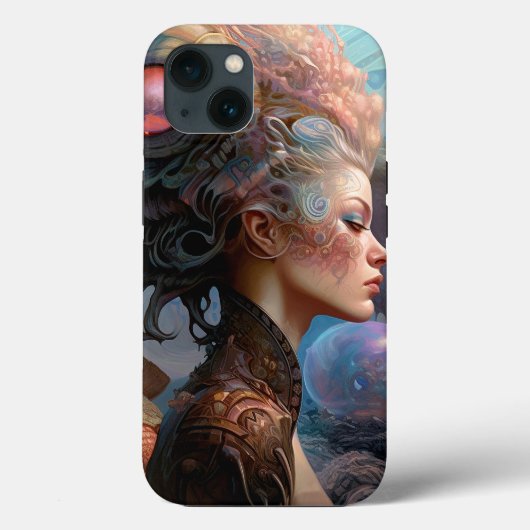 Alien Woman Surreal Science Fiction Art Case-Mate iPhone Case (Achterkant)