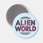 Alien World Magneet (Voorkant / Achterkant)