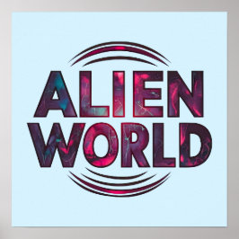 Alien World Poster