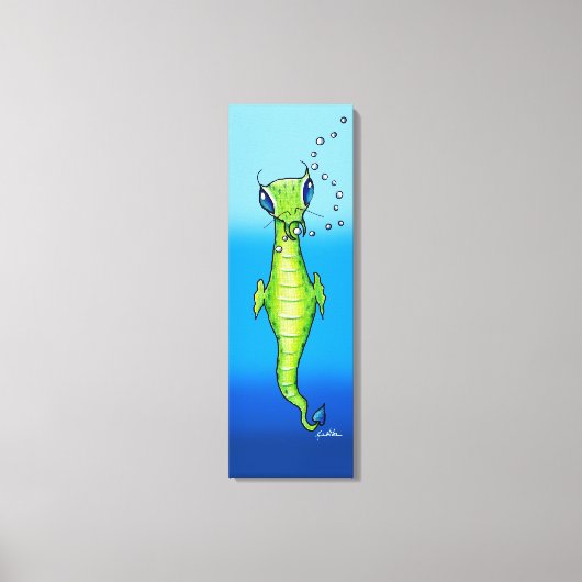 Alien Zee Creature Canvas Afdruk (Voorkant)
