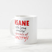 Aliéné avec des intervalles de tasse drôle de (Devant gauche)