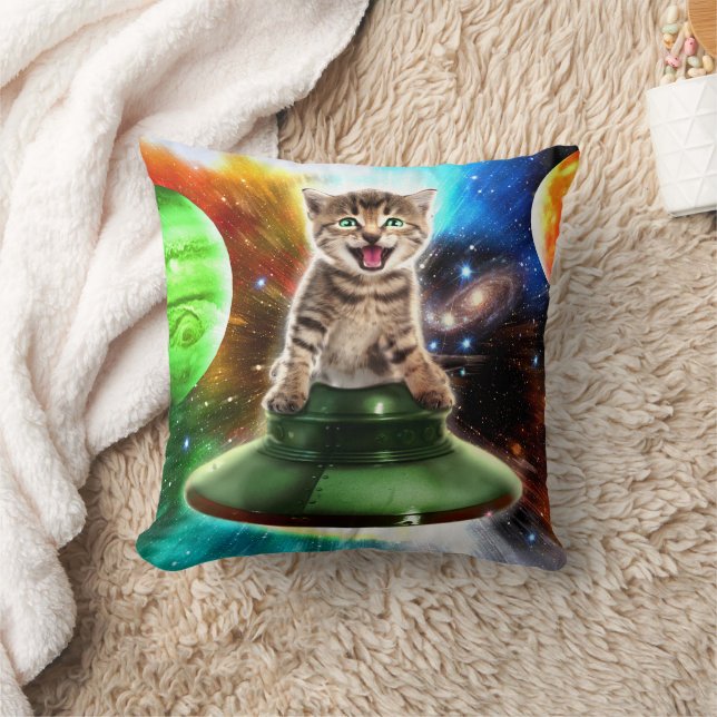Alienkat in de oufsauer kussen (Deken)
