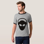 Alienmuziek T-shirt (Voorkant volledig)