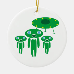 Aliens-aankomst Keramisch Ornament