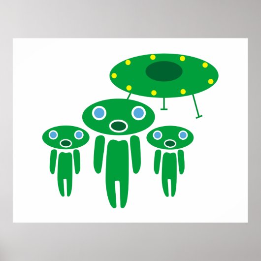 Aliens-aankomst Poster (Voorkant)