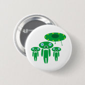 Aliens-aankomst Ronde Button 5,7 Cm (Voorkant /achterkant)