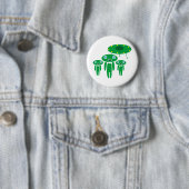 Aliens-aankomst Ronde Button 5,7 Cm (In situ)
