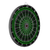 Aliens Alarm Green Gamma Light Dartboard Dartbord (Voorkant Links)