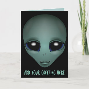Aliens Art Kaarten Uitnodiging tot aangepaste hall