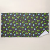 Aliens Beach Towel Strandlaken (Voorkant)