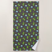 Aliens Beach Towel Strandlaken (Voorkant)