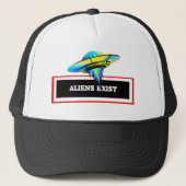 Aliens bestaan trucker pet (Voorkant)