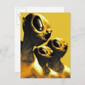 Aliens Briefkaart (Voorkant / Achterkant)