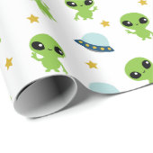 Aliens Cadeaupapier (Rol Hoek)