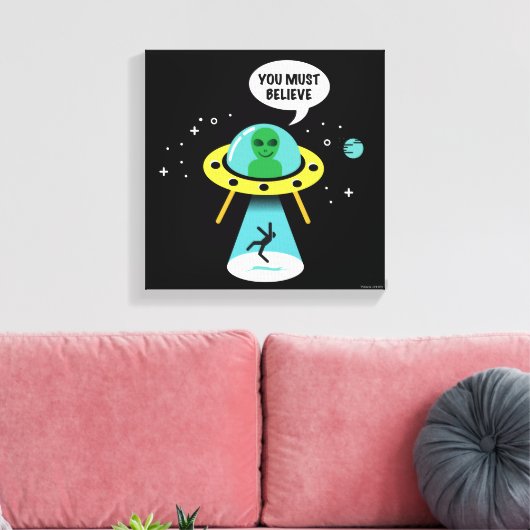 Aliens Canvas Afdruk (Insitu (Woonkamer))