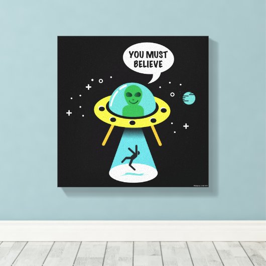 Aliens Canvas Afdruk (Insitu (Houten vloer))