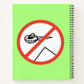 Aliens deden het niet notitieboek (Achterkant)