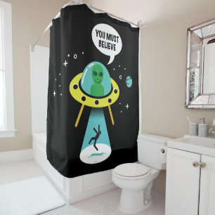 Aliens Douchegordijn