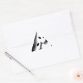 Aliens Driehoek Sticker (Envelop)