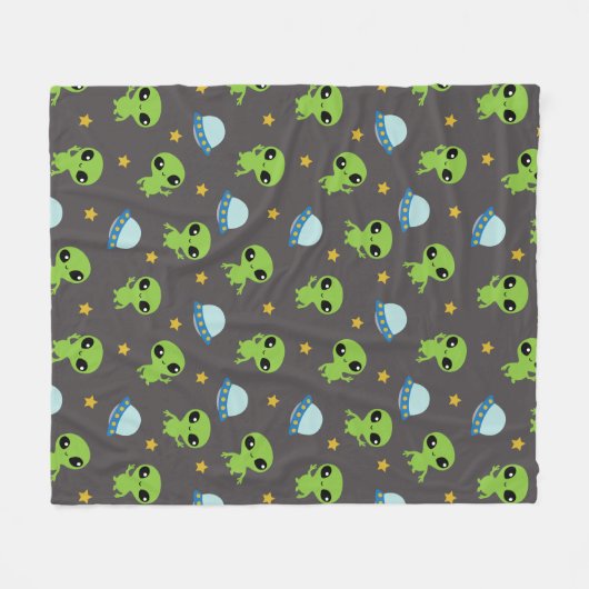 Aliens Fleece Blanket (Voorkant (Horizontaal))