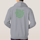 aliens_for_peace, Het is bevestigd dat ... Hoodie (Achterkant)