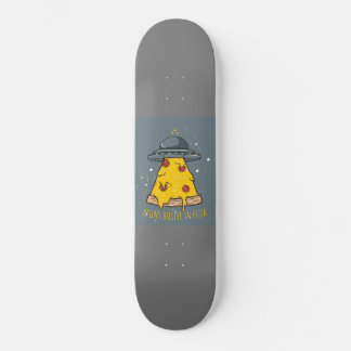 "Aliens geloven in Pizza" Skateboard
