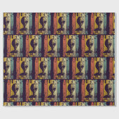 Aliens geloven niet in je grappige alien cadeaupapier (Vlak)