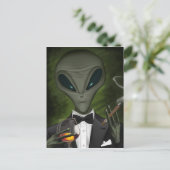 Aliens hebben Briefkaart V1 van klasse (Staand voorkant)